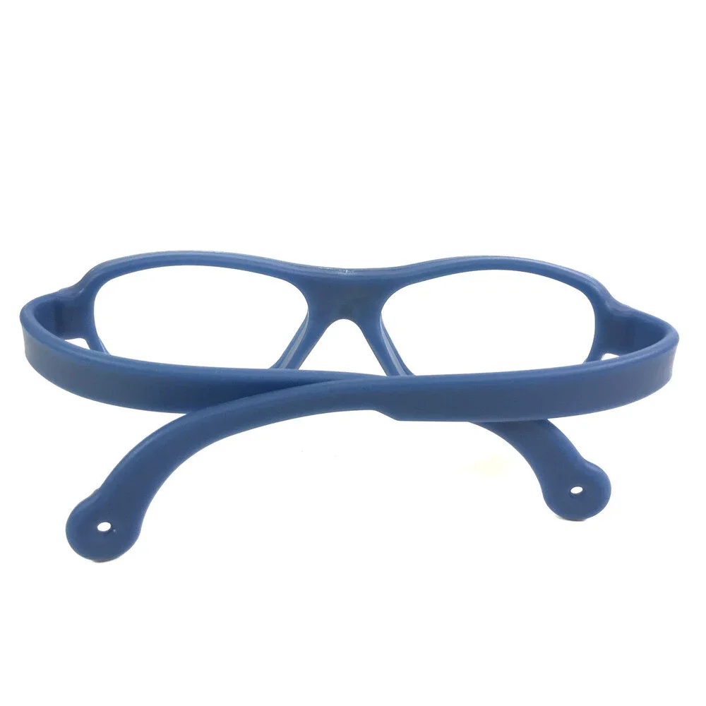 Solo Bambini Eyeglasses Frames SCOUTMASTER Blue Wrap Rubberized 55-22-135